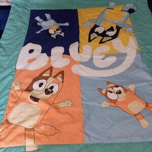 Bluey double sided baby blanket